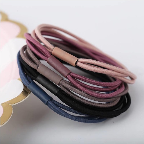 Cột Tóc 3 sợi Nhiều Màu Sắc Thời Trang cho bạn gái Phong cách Hàn Quốc   CT031