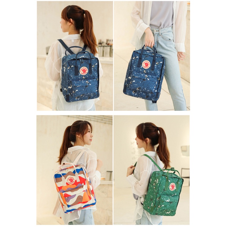Balo Đi Học Thời Trang Unisex  Chống Nước Kanken art 2019- Đựng vừa laptop 14 inch