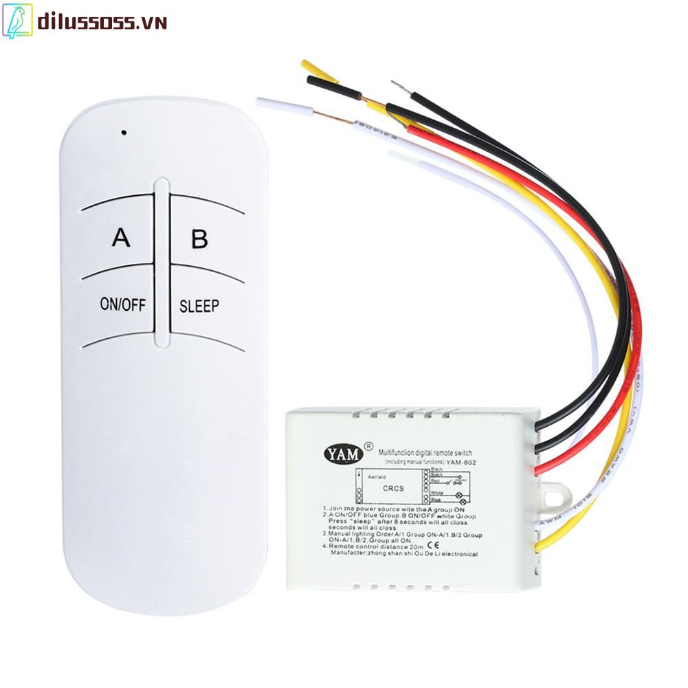 Bộ Truyền Tín Hiệu Điều Khiển Đèn Từ Xa Không Dây 220v