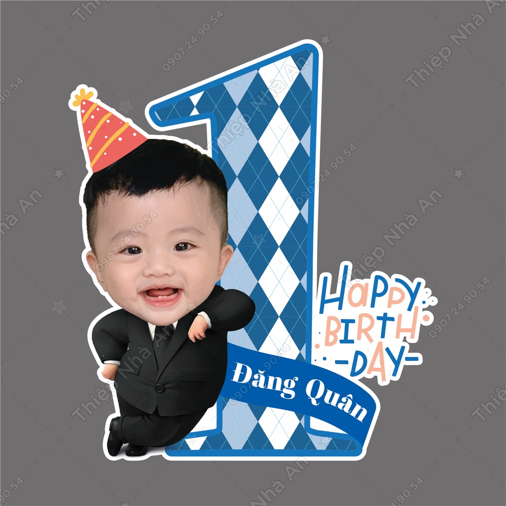 ♥️ Phụ kiện Chibi Trang Trí Sinh Nhật Cho Bé.♥️