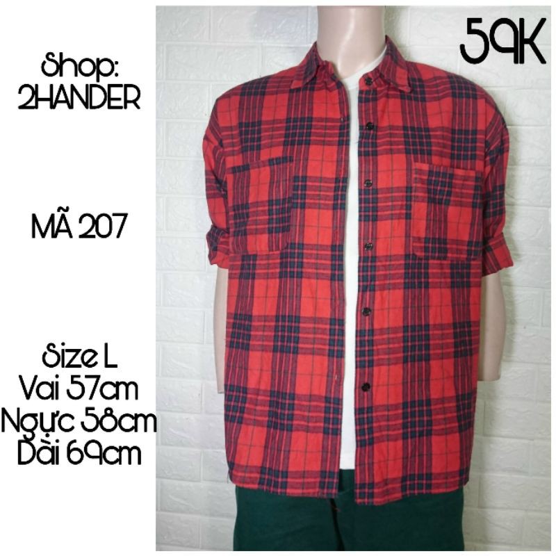 [Mã FAMAYMA2 giảm 10K đơn 50K] Áo flannel 2hand đủ size hàng Nhật (Inbox để chọn mẫu) | BigBuy360 - bigbuy360.vn
