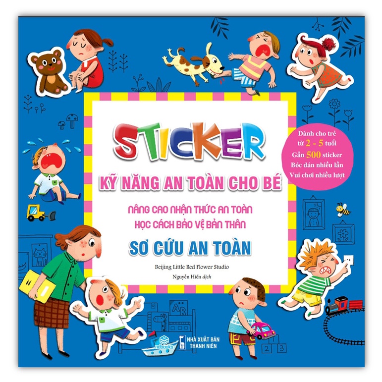 Sách - Combo 6 cuốn Sticker Kỹ năng an toàn cho bé