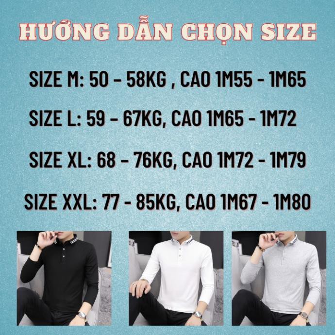 [RẺ] Áo Thun Thu đông Nam Tay dài Cổ Bẻ Thời Trang Hàn Quốc | BigBuy360 - bigbuy360.vn