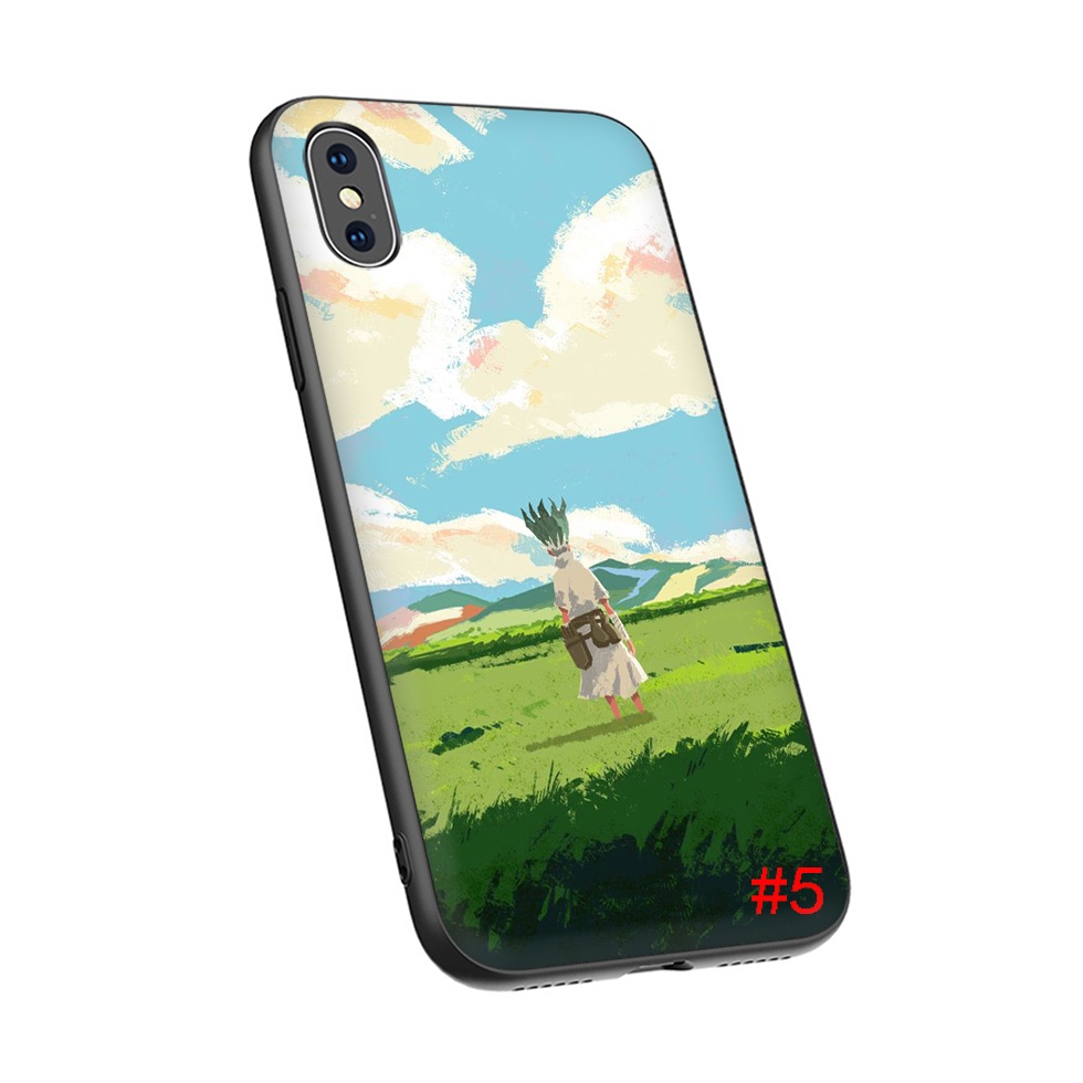 Ốp điện thoại mềm mã LN33 in hình Dr.STONE thích hợp cho iphone 5 5S 6 6S 7 8 Plus X XS Max XR SE 2016 2020