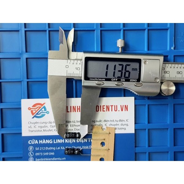 [Combo 20c] Tụ Hóa 0.22uF 50V 5x11mm