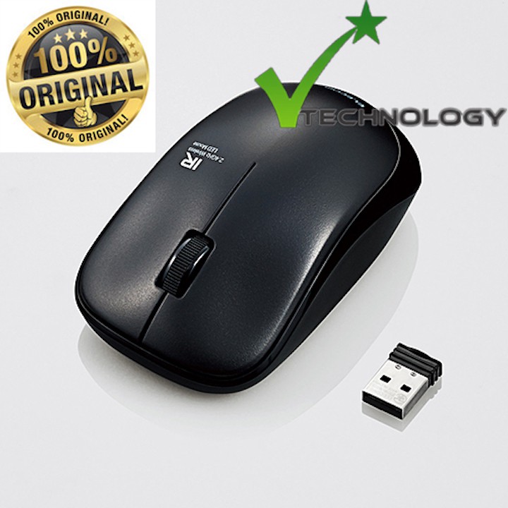 [CHÍNH HÃNG] Chuột không dây kèm pin Elecom M-IR07DR (Nhiều màu) - Bảo hành 06 tháng