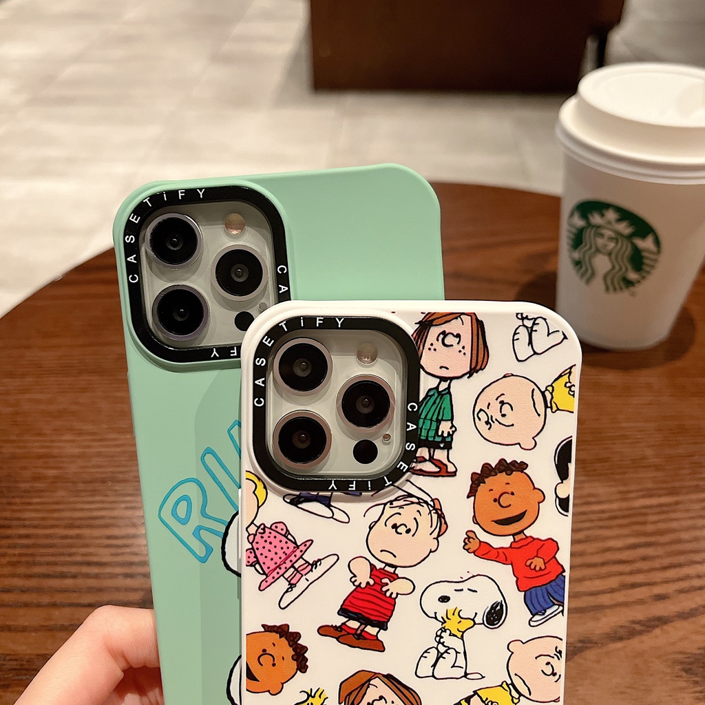 Ốp Điện Thoại Mềm Tích Hợp Ngăn Đựng Thẻ Hình Snoopy Cho iPhone13Pro iP12Pro XS iPhone11 12Promax 13Promax 11 12 13