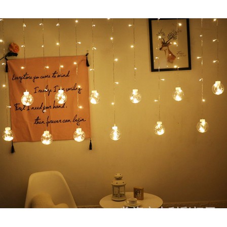 đèn thả treo lung linh 12 bóng tròn