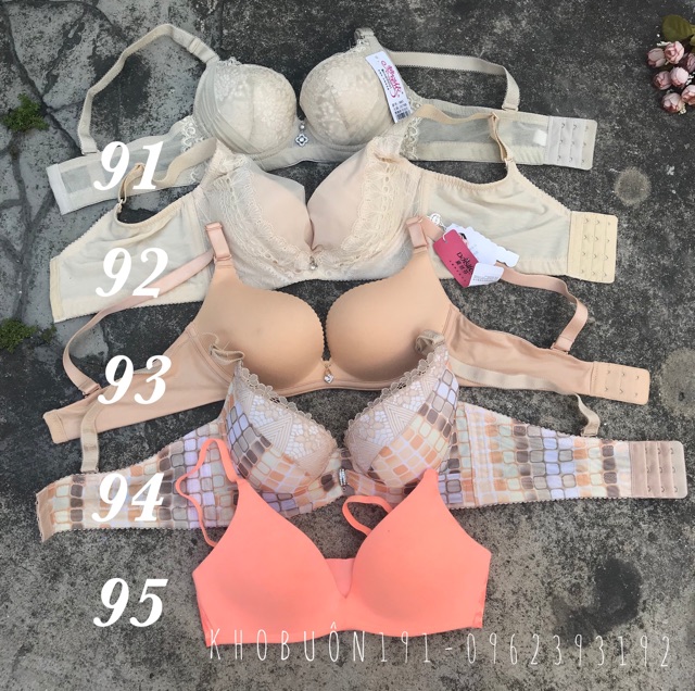 [Size 32/70] Áo Ngực Ren Cotton Loại Đẹp - Hàng TQXK (Mã 86-95)