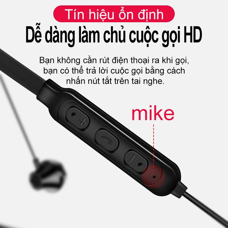 Tai nghe Bluetooth âm thanh vòm 3d Nghe nhạc 10h liên tục - Âm Thanh Bao Test Trước Khi Nhận Hàng