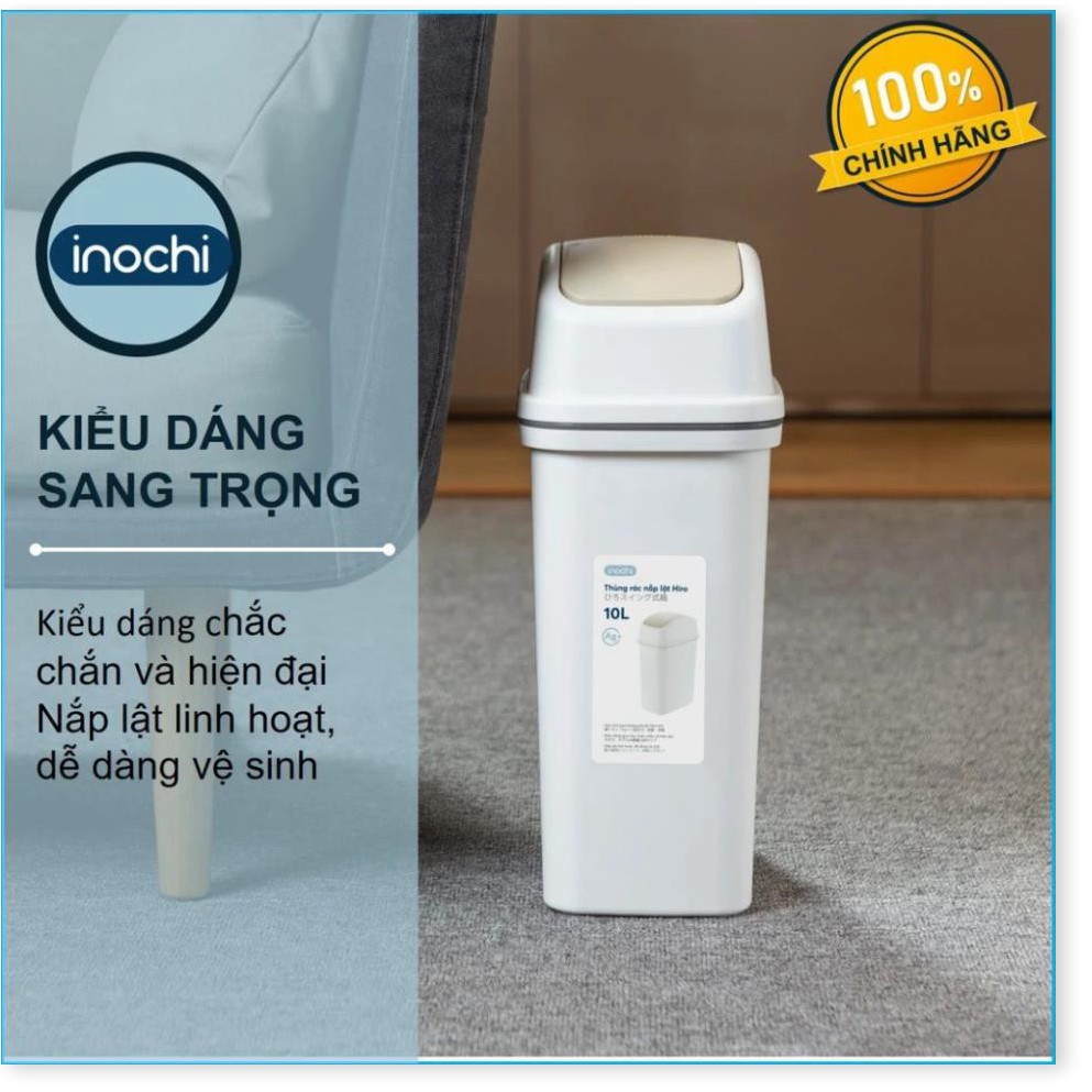 Thùng Rác Nắp Lật Hiro 5L-15L-10L Inochi