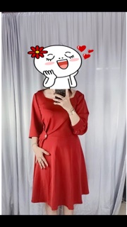 Đầm xếp ly eo bigsize 60-87kg (2size)