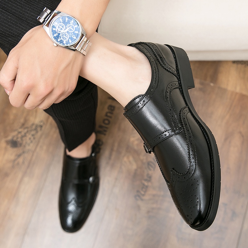 Giày da nam thời trang thanh lịch sang trọng