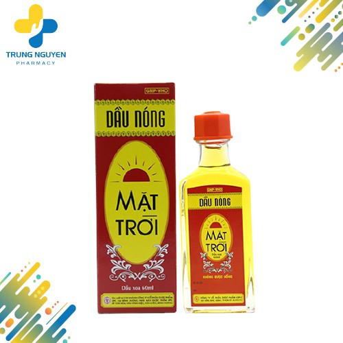 Dầu nóng mặt trời hỗ trợ giảm đau nhức, cảm cúm & massage OPC (60ml)