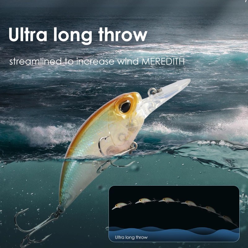 Mồi câu cá MERERDITH M65 10cm 14g 2.0-2.5m chuyên nghiệp tiện lợi