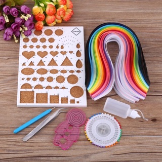 BỘ DỤNG CỤ QUILLING NÂNG CẤP 7 MÓN + GIẤY