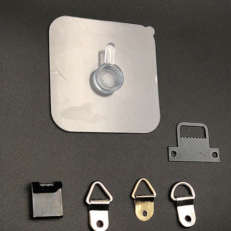 Miếng dán treo tranh dán tường gạch men, cửa kính, vật dụng nhỏ nhẹ, móc hình kèn