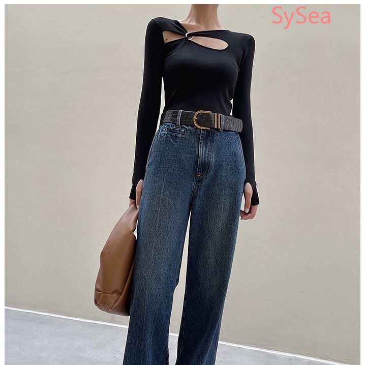 Áo Kiểu Hàn Quốc Màu Sắc Đơn Giản Thời Trang Mùa Thu Cho Nữ