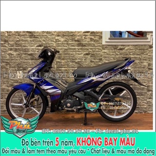 Tem rời exciter 2010 xanh đen -1