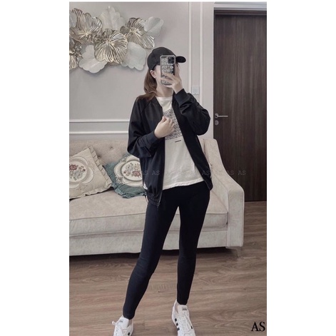 Áo bomber das bo chun gấu