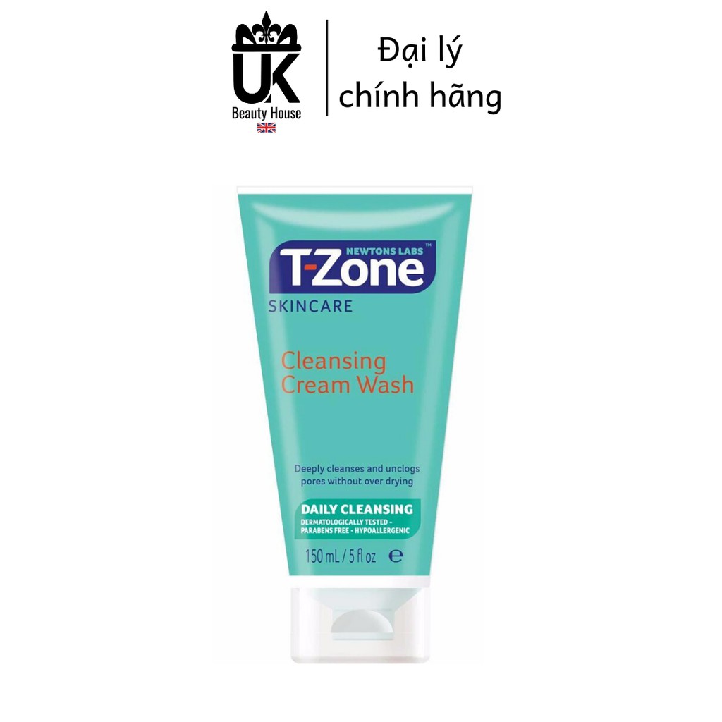 Kem rửa mặt khoá mụn tinh chất tràm trà T-Zone Cleansing Wash 150ml