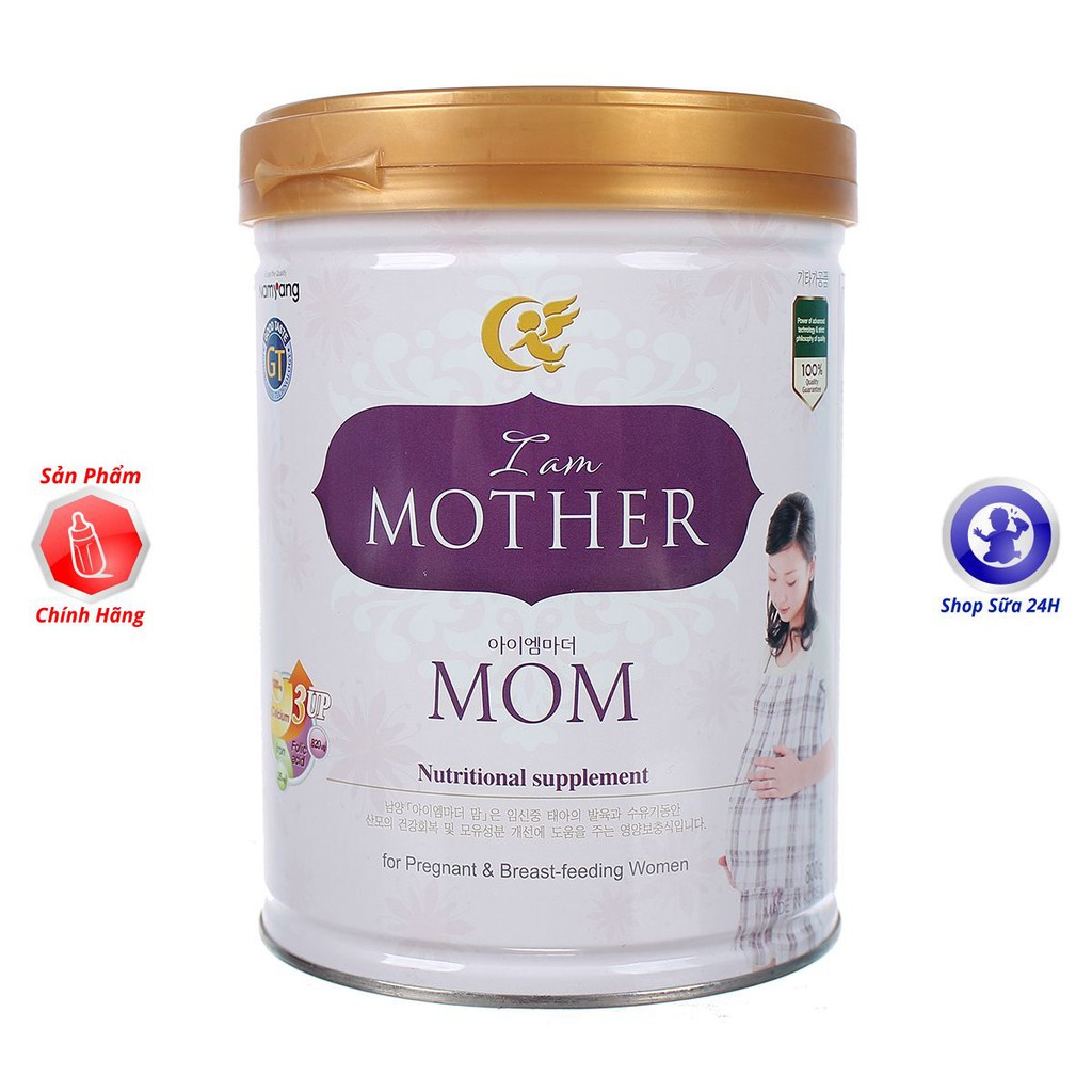 Sữa bầu I AM MOTHER MOM lon 800g nhập khẩu nguyên lon Hàn Quốc