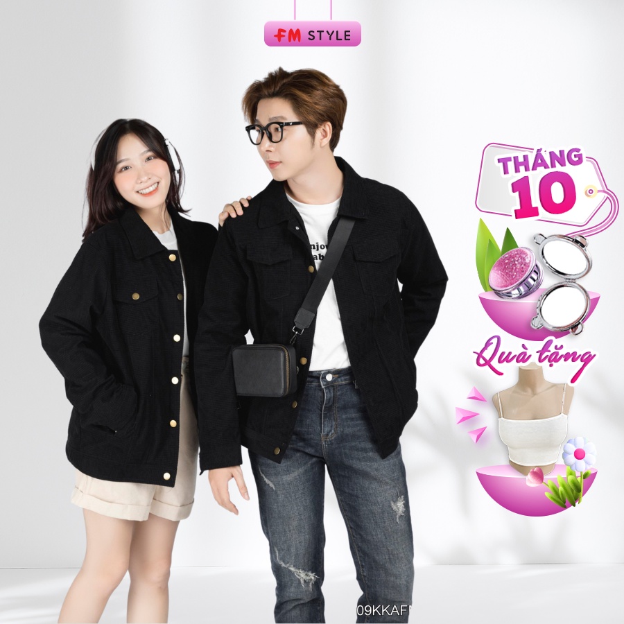 Áo khoác nam nữ FM Style tổ ong cổ bẻ 2 túi phong cách classic LOWKEY JACKET OFFICAL ALBUM 209150020