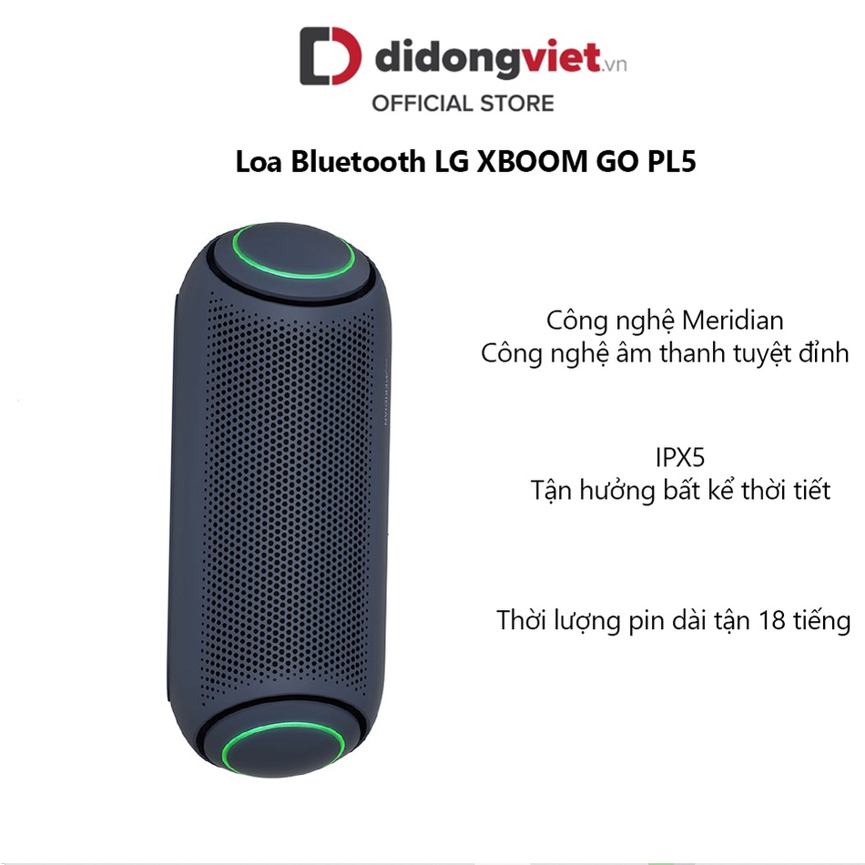 Loa Bluetooth LG XBOOM GO PL5 Chính Hãng