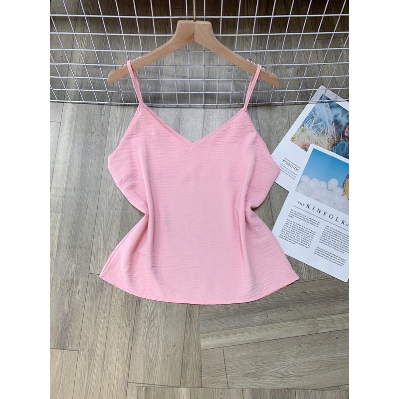 Áo hai dây cổ tim kèm bảng màu | BigBuy360 - bigbuy360.vn