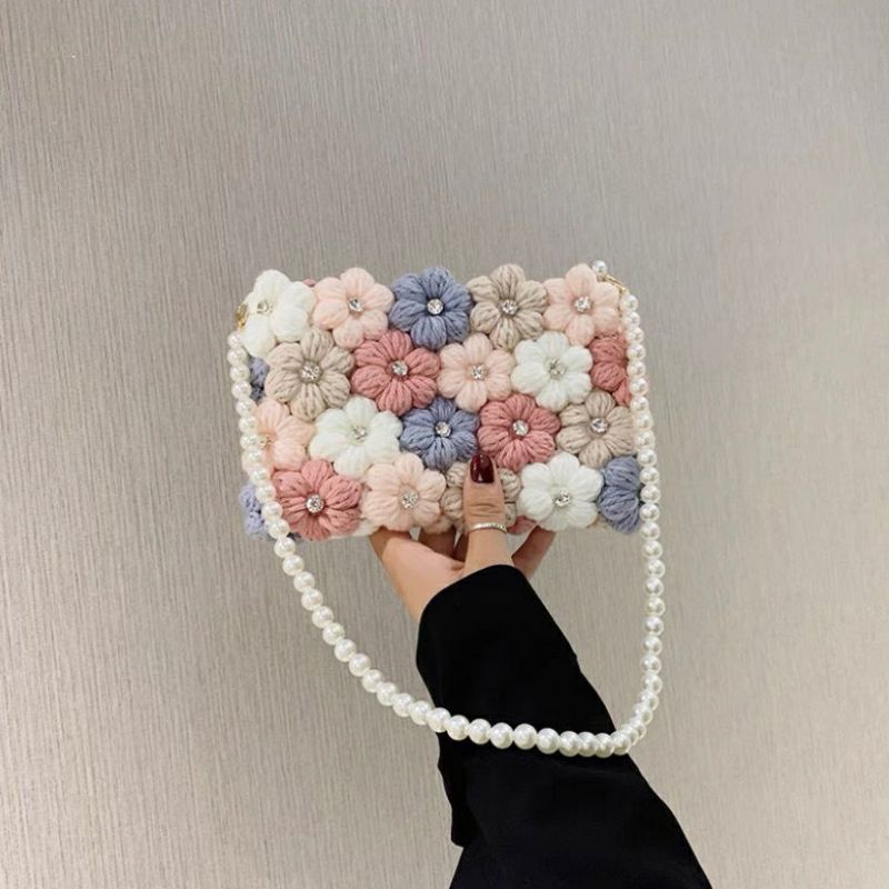 Túi xách ghép hoa cho nữ🌼🌼🌼