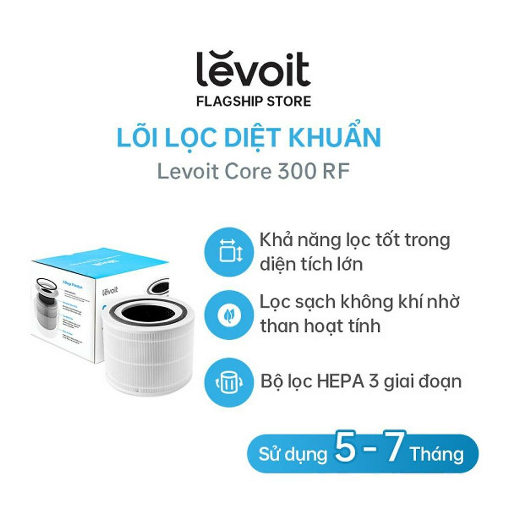 Lõi Lọc Diệt Khuẩn Tiêu Chuẩn Cho Máy Lọc Không Khí Levoit Core 300/300S RF | Bộ Lọc HEPA 3 Lớp