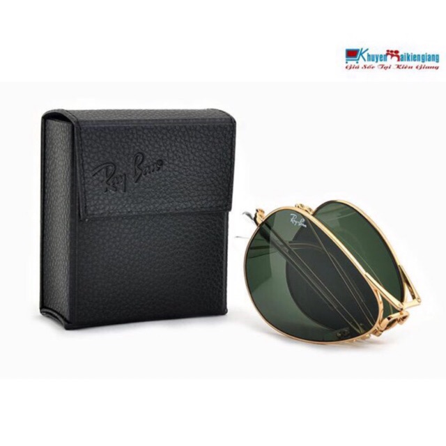 Mắt Kính Rayban Aviator folding Gấp Gọn - Có Hộp