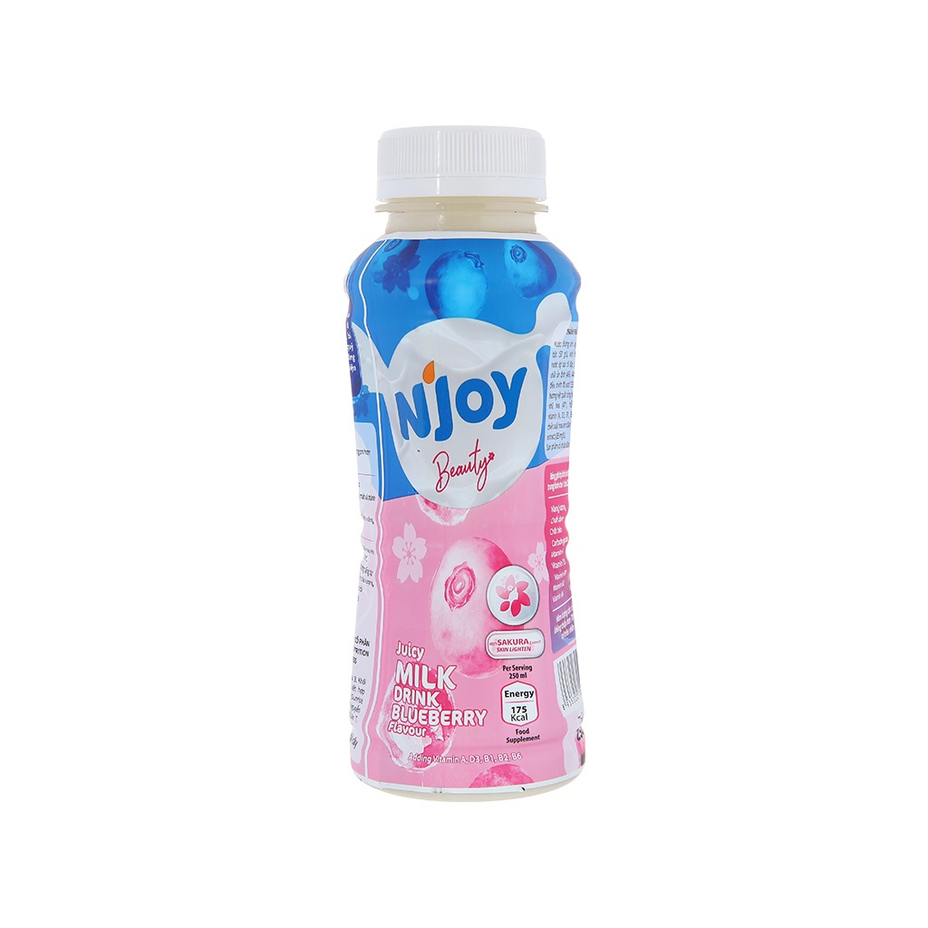 [GIÁ SIÊU RẺ] Sữa N’Joy Beauty hương việt quất 250ml
