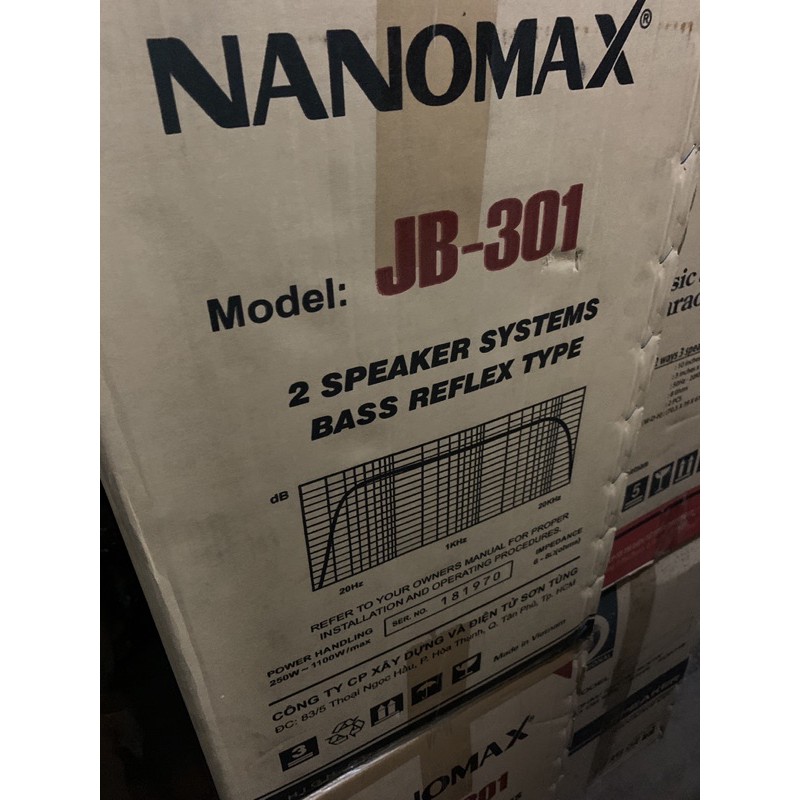 Loa đứng Nanomax JB 301