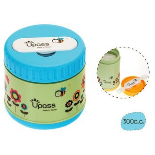 Hộp giữ ấm thức ăn 300ml có thìa dĩa gấp gọn UPASS - UP9561Y