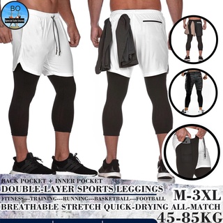 【BOSPORT】Quần Legging Tập Gym Hai Lớp Kèm Túi BOSPORT 