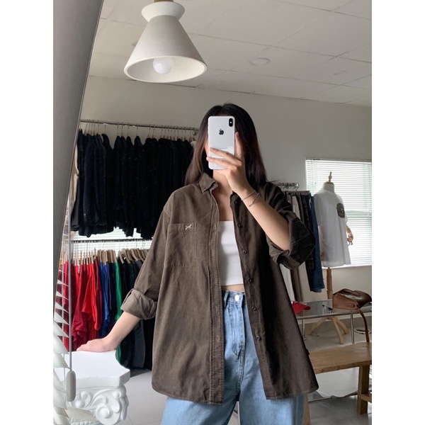 2HAND SHIRT - SƠ MI NHUNG TĂM 2 - CUMEO 🍃