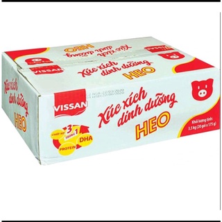 1 Thùng Xúc Xích Dinh Dưỡng VISSAN  20 bịch x 175g  date Mới