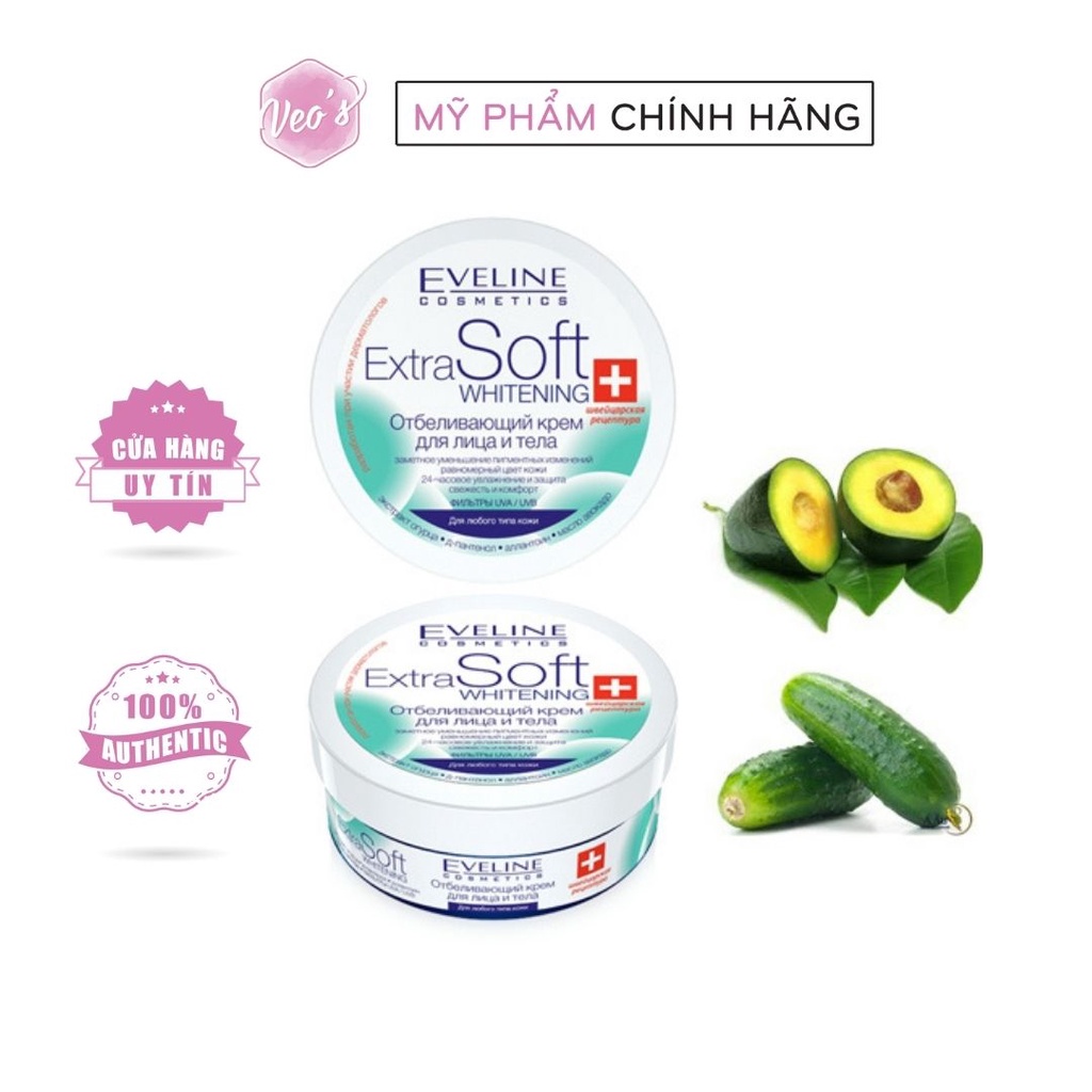 Kem dưỡng trắng da Eveline Extra Soft Whitening