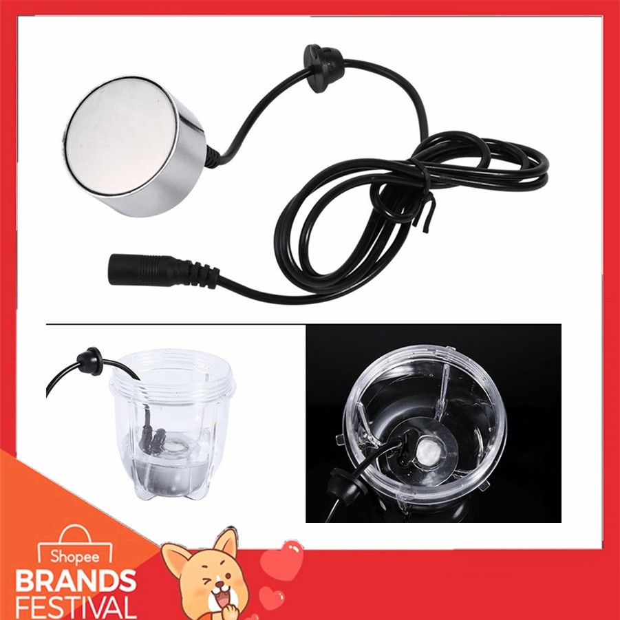Máy phun sương tạo ẩm bằng sóng siêu âm không có đèn dùng cho tiểu cảnh non bộ thác phong thuỷ hồ cá