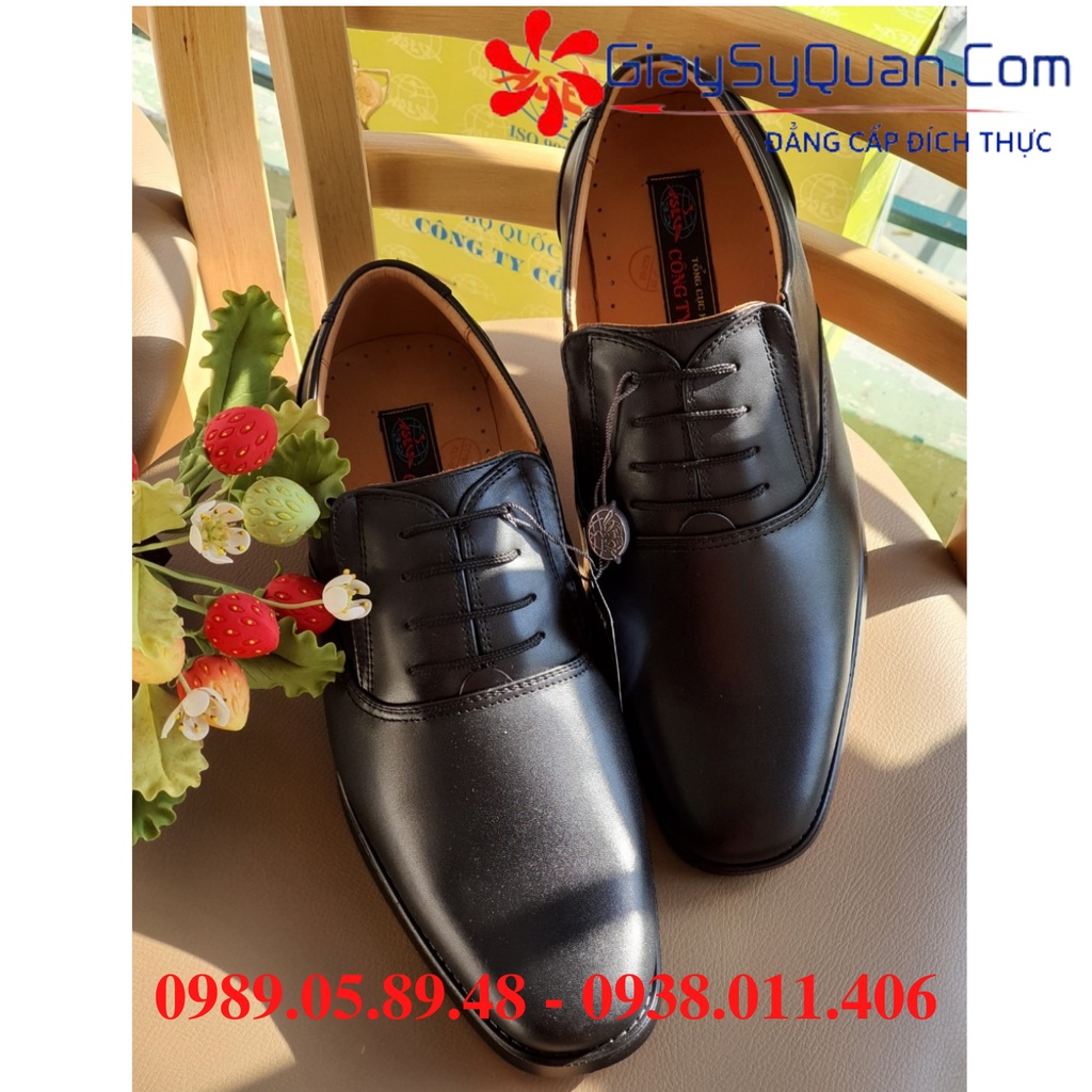 Giày tây lười nam da ASECO 32 535 màu đen