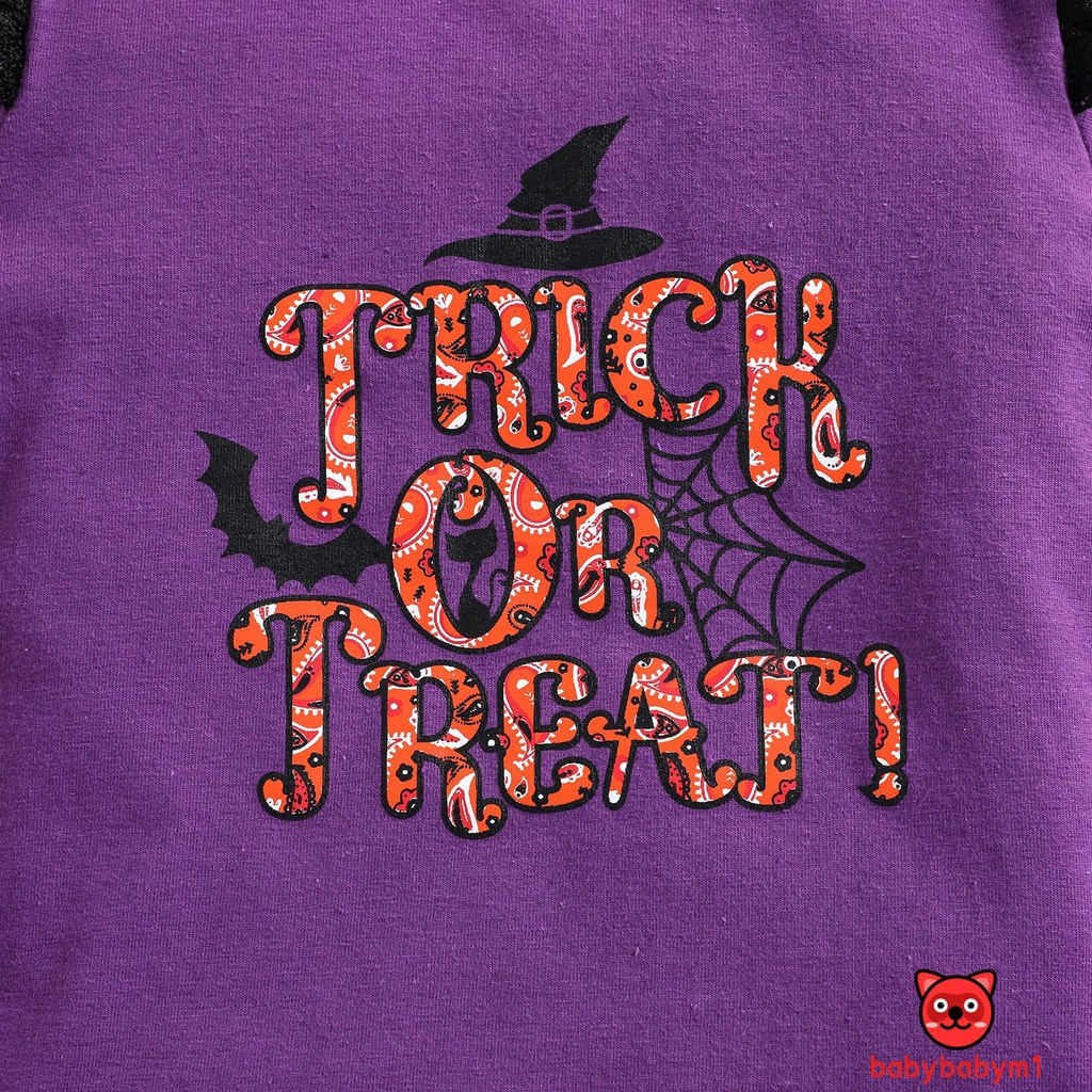 Bộ 3 Món Áo + Chân Váy + Băng Đô In Họa Tiết Hoa / Đầu Lâu Halloween Cho Bé Gái