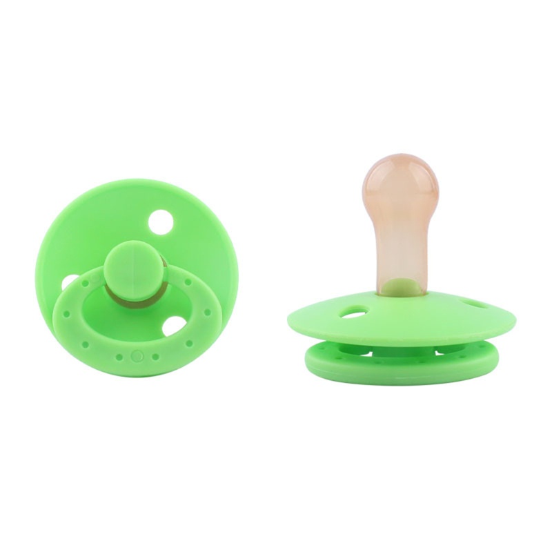 Núm Ti Giả Di Động Bằng Silicone Cho Bé Sơ Sinh