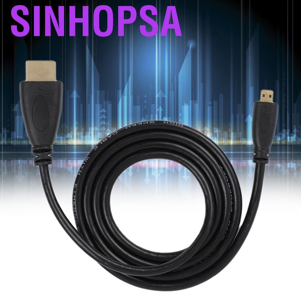 Cáp Chuyển Đổi Sinhopsa Micro Sang Hdmi 1440p / 1080p / 1080i / 720p / 480p Cho Raspberry Pi 4b