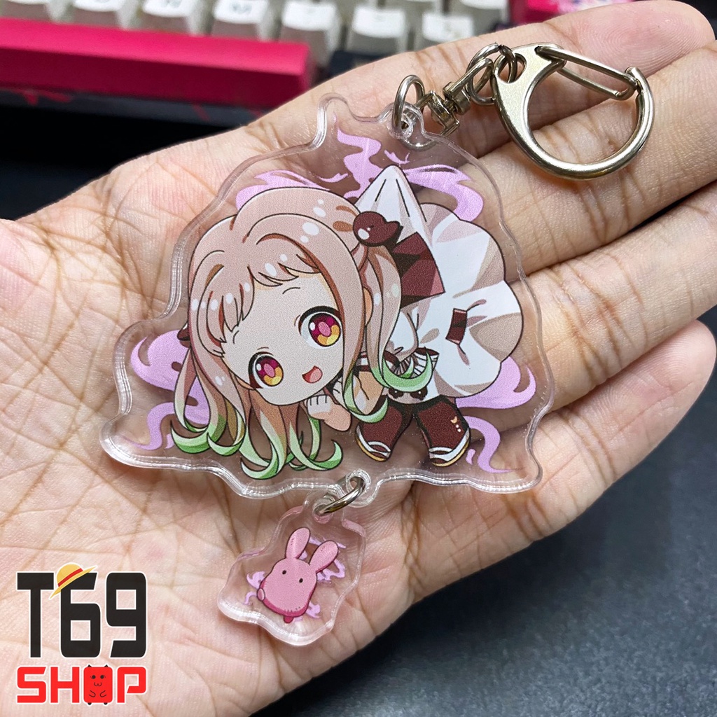 Móc khóa mica anime Jibaku Shounen Hanako-kun - Mẫu 2 (Loại cao cấp - Hình in ép giữa 2 mặt mica)