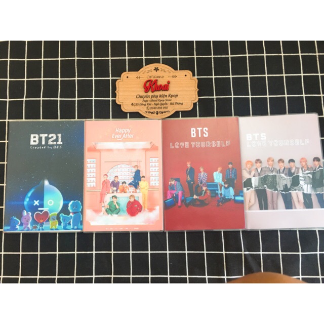 Vở tập BTS/BT21 Love Yourself Answer Tear