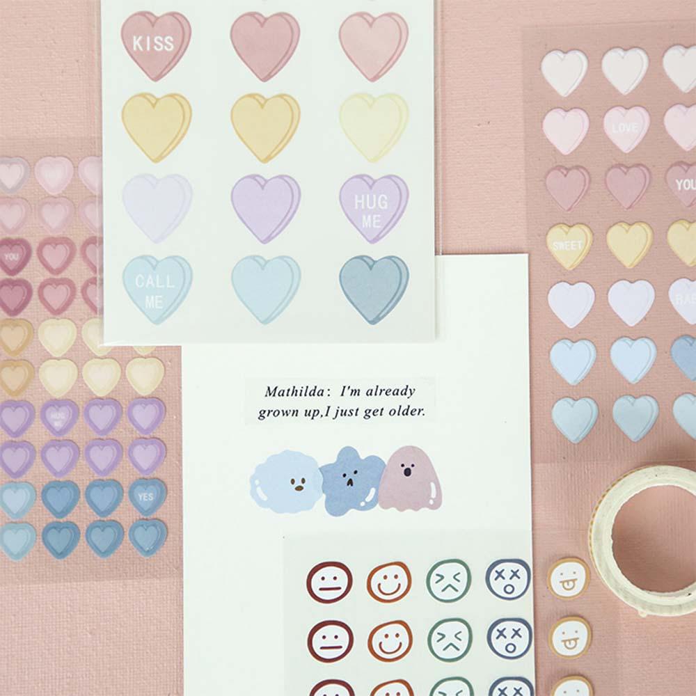 Bộ 3 Miếng Dán Trang Trí Sổ Tay DIY Xinh Xắn