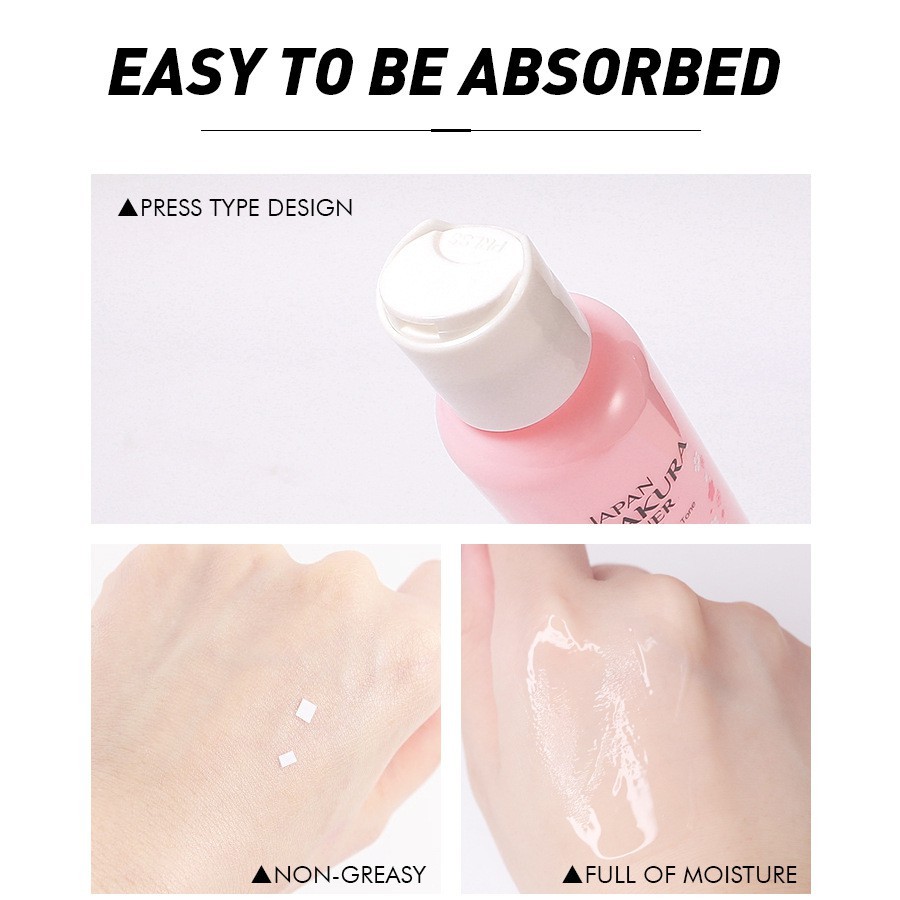 Toner dưỡng ẩm trắng da cân bằng độ PH Laikou Hoa Anh Đào Nhật Bản 100ml Sena beauty | BigBuy360 - bigbuy360.vn