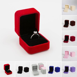 Hộp đựng nhẫn cưới phong cách cổ điển nhiều màu sắc đầy tiện lợi