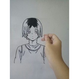 Tranh kính nhân vật anime Kenma-Haikyuu